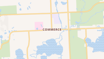 Commerce, Michigan map