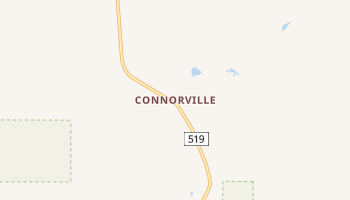 Connorville, Michigan map