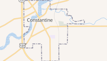 Constantine, Michigan map
