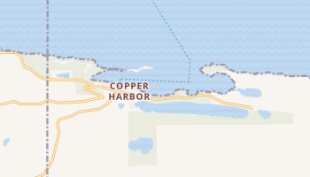 Copper Harbor, Michigan map