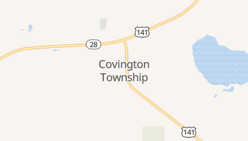 Covington, Michigan map