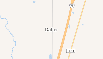 Dafter, Michigan map