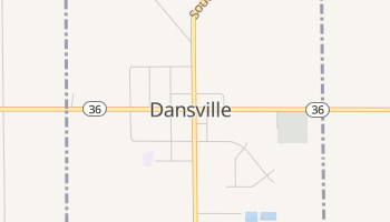 Dansville, Michigan map