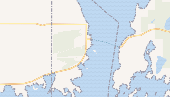 De Tour Village, Michigan map