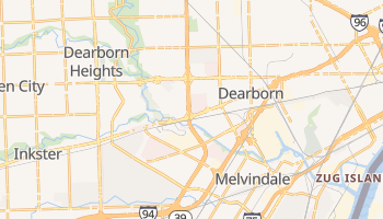 Dearborn, Michigan map