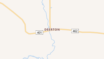 Deerton, Michigan map