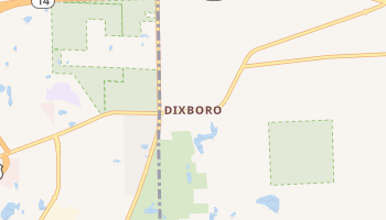 Dixboro, Michigan map