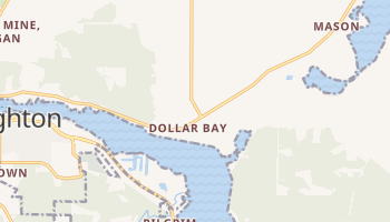 Dollar Bay, Michigan map