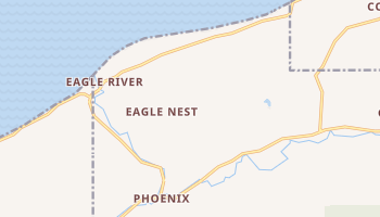 Eagle River, Michigan map