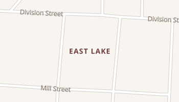 East Lake, Michigan map