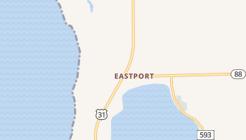 Eastport, Michigan map