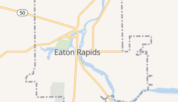 Eaton Rapids, Michigan map