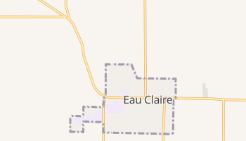 Eau Claire, Michigan map
