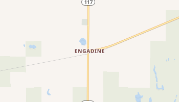 Engadine, Michigan map