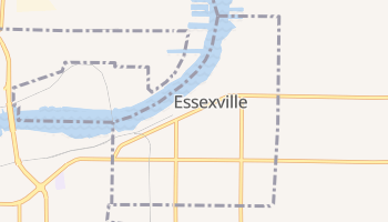 Essexville, Michigan map