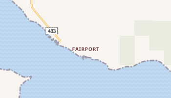 Fairport, Michigan map
