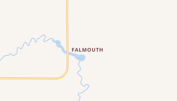 Falmouth, Michigan map