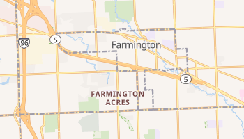 Farmington, Michigan map