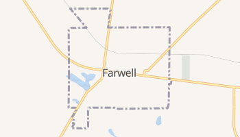 Farwell, Michigan map