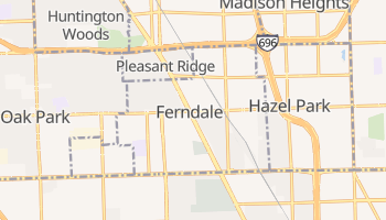 Ferndale, Michigan map