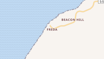 Freda, Michigan map