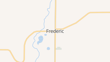 Frederic, Michigan map