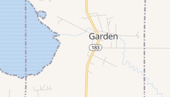 Garden, Michigan map