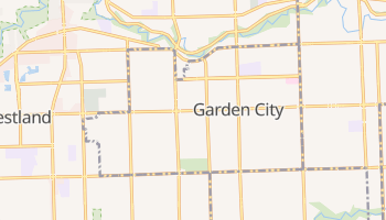 Garden City, Michigan map