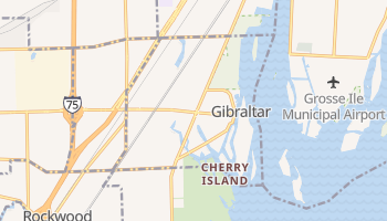 Gibraltar, Michigan map