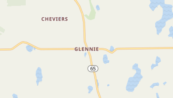 Glennie, Michigan map