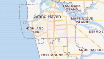 Grand Haven, Michigan map