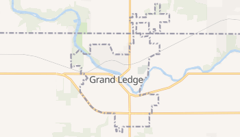Grand Ledge, Michigan map