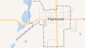 Hanover, Michigan map