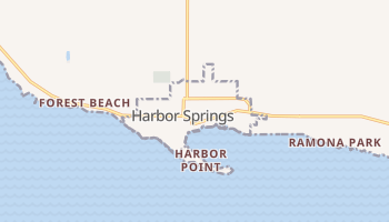 Harbor Springs, Michigan map