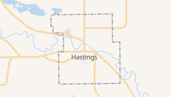 Hastings, Michigan map