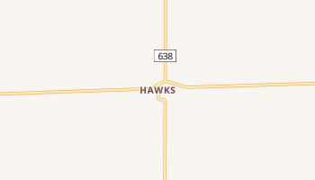 Hawks, Michigan map
