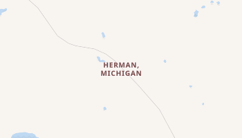 Herman, Michigan map