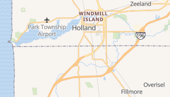 Holland, Michigan map