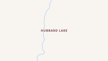 Hubbard Lake, Michigan map