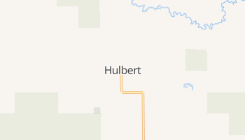 Hulbert, Michigan map