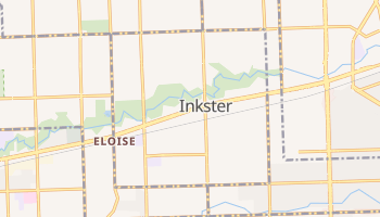 Inkster, Michigan map