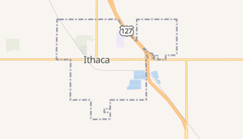 Ithaca, Michigan map