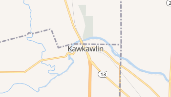 Kawkawlin, Michigan map