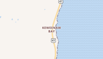 Keweenaw Bay, Michigan map
