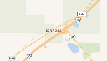 Kinross, Michigan map