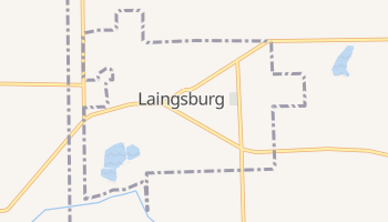 Laingsburg, Michigan map