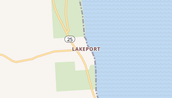 Lakeport, Michigan map