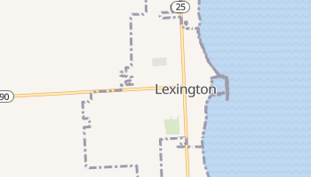 Lexington, Michigan map