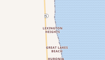Lexington Heights, Michigan map