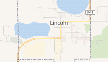 Lincoln, Michigan map
